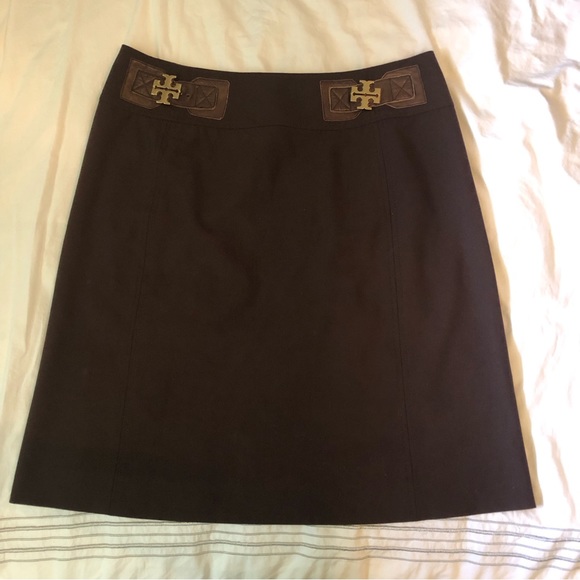 Brown Tory Burch Pencil Skirt - Picture 2 of 10
